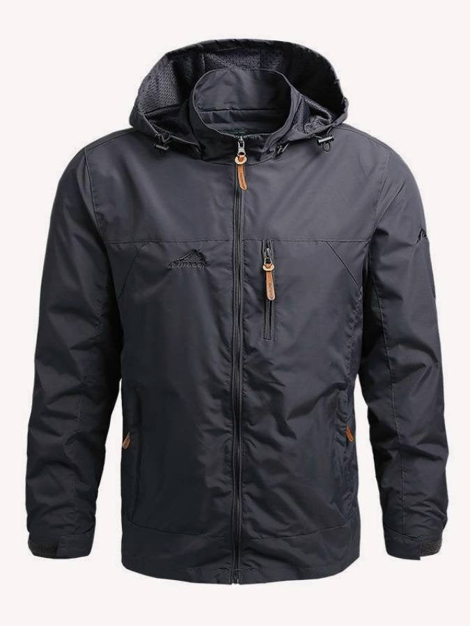 Herren Wasserdicht Jacken Mit Kapuze Windbreaker Winddicht Mantel