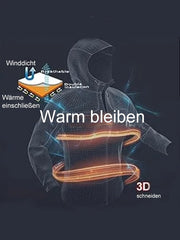 （Dieses Produkt fällt kleiner aus）Unifarben Winter Warm Outdoor Windschutz Herren Mantel