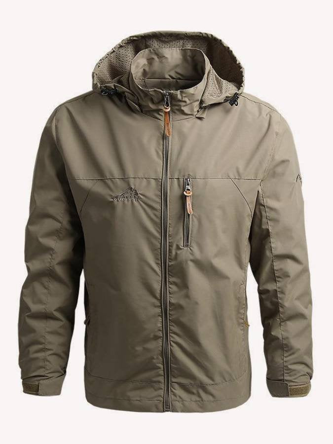 Herren Wasserdicht Jacken Mit Kapuze Windbreaker Winddicht Mantel