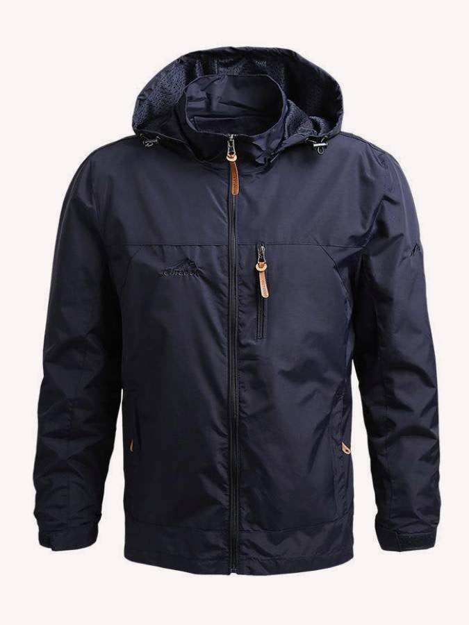 Herren Wasserdicht Jacken Mit Kapuze Windbreaker Winddicht Mantel